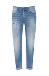 Dondup Mius Cotton Jeans In Blue