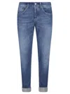 Dondup George Stretch Denim Jeans In Blue