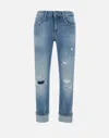 Dondup `coco Special` Pants In Blue