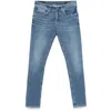 Dondup George Jeans Trousers Rolled Cuffs In Blue