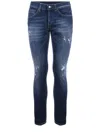 Dondup Belt-loop Jeans In Blue