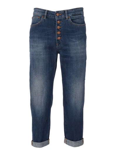 Dondup Button-fly Jeans In Blue