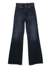Dondup Wide-leg Indigo Wash Jeans In Blue