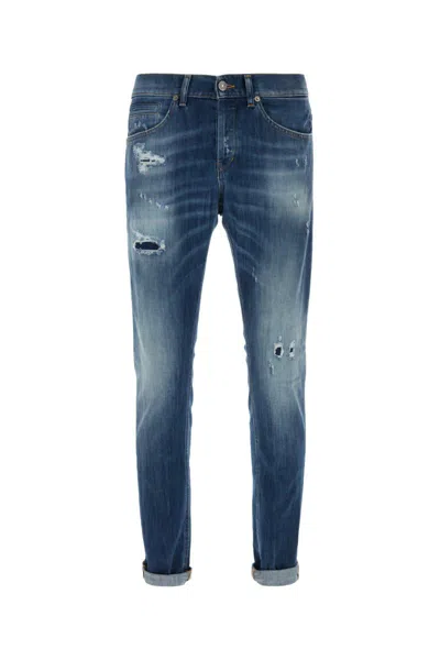 Dondup George Trousers Five-pocket Style In Blue