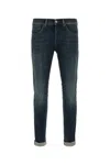 Dondup George Trousers Rolled Cuffs In Blue