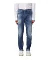 Dondup Distressed-effect Jeans In Blue