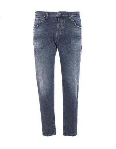 Dondup Brighton Button Jeans In Blue