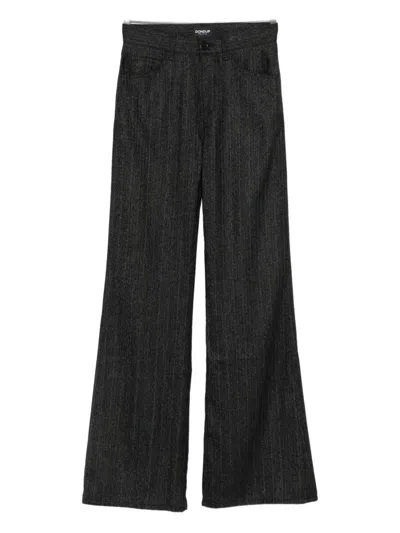 DONDUP DONDUP BLACK PINSTRIPE JEANS