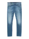 Dondup Jeans With Belt Loops In Blue