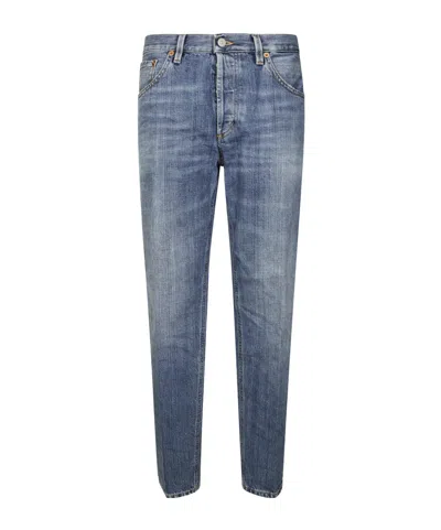 Dondup Buttoned-fastening Denim In Blue