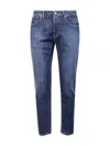 Dondup Belt-loop Jeans In Blue