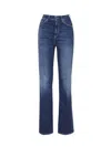 Dondup Cotton Denim Amber In Blue