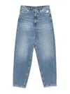 Dondup Loose Blue Denim Jeans
