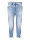 Dondup Jeans Koons Sciolti In Denim In Blue