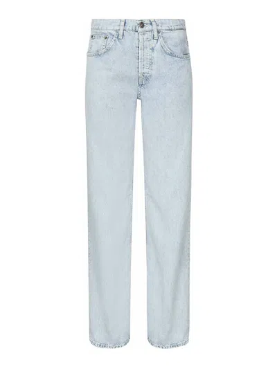 DONDUP JEANS JACKLYN A GAMBA LARGA IN DENIM