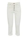 Dondup Koons Bull Stretch Jeans In White