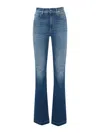 Dondup Olivia Bootcut Jeans In Stretch Denim In Blue