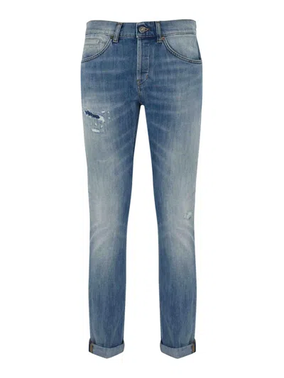 Dondup George Jeans In Light Denim In Blue