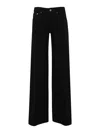 Dondup Marlen Wide Leg Jeans In Bull Cotton And Lyocell