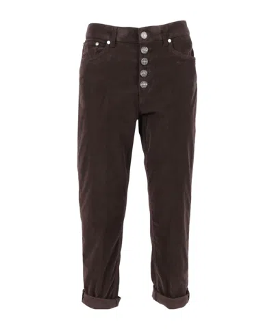 DONDUP BUTTON-FLY CORDUROY TROUSERS