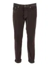 Dondup Corduroy Trousers In Brown