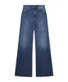 Dondup Five-pocket Wide-leg Jeans In Blue