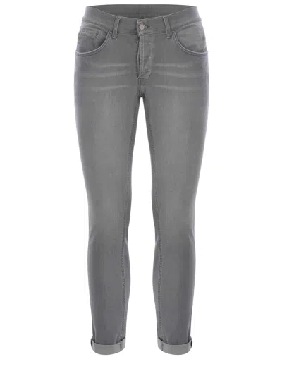 Dondup Jeans  George Made Of Stretch Denim In Denim Grigio