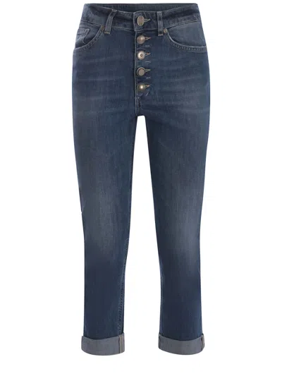 Dondup Koons Jewel Pants In Dark Denim