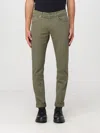 Dondup Man Jeans Military Green Size 30 Cotton, Elastane