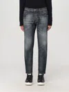 Dondup Pantalone Dian Nero Lavato In Denim