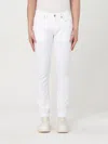 Dondup Denim Trousers With Belt Loops In White