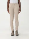 Dondup Belt Loop Casual Pants In Beige
