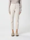 Dondup Jeans  Woman Color Beige In Neutral