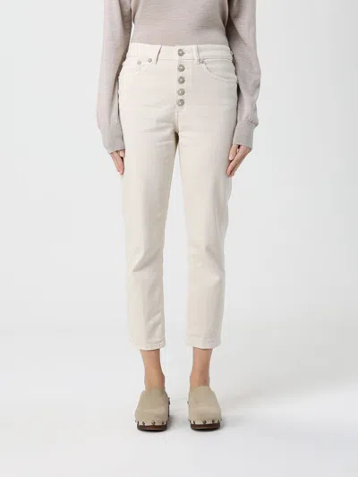 Dondup Jeans  Woman Color Beige In Neutral