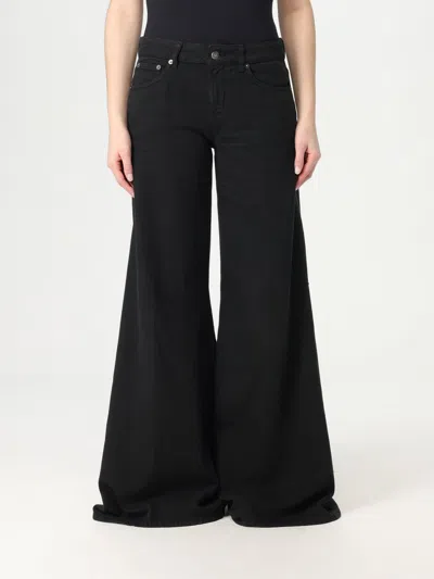 DONDUP JEANS DONDUP WOMAN COLOR BLACK,G64116002