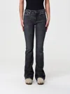 Dondup Jeans  Woman Color Black In Black