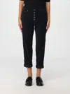 Dondup Woman Pants Black Size 31 Cotton, Elastomultiester, Elastane In Blau