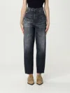 Dondup High-waisted Relaxed-fit Jeans With Vintage Wash In Multi