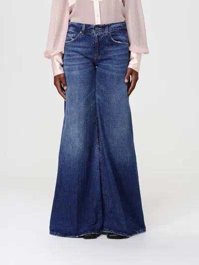 DONDUP JEANS DONDUP WOMAN COLOR BLUE,H67096009