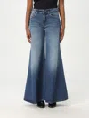 Dondup Blue Flared Jeans In Denim
