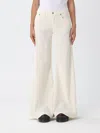 Dondup High-waisted Wide-leg Marlen Pants In Animal Print