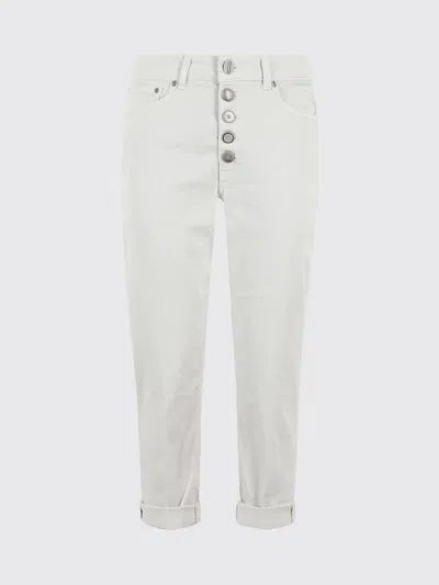 Dondup Jeans  Woman Color Yellow Cream In White