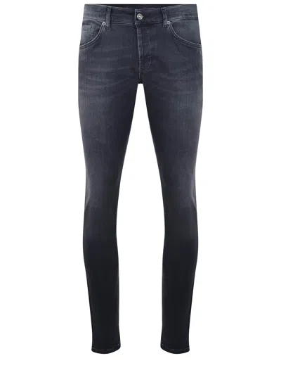 Dondup Stretch-cotton Jeans In Black