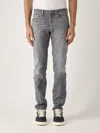 Dondup Jeans George Skinny Fit Stretch Jeans In Grigio Chiaro