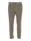 Dondup Dian Tapered-leg Corduroy Trousers In Gray