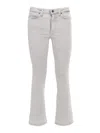 Dondup Logo Logo Denim Trousers In Gray