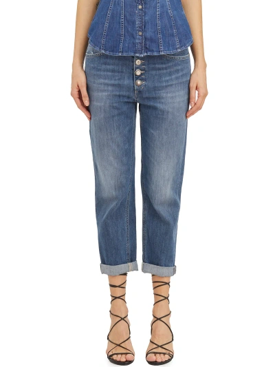 Dondup Jeans In Denim Mod.koons Gioiello In Blue