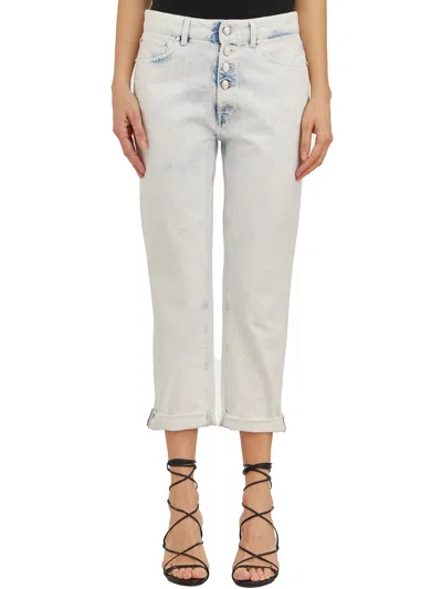 Dondup Jeans In Denim Mod.koons Gioiello In Light Blue