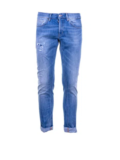 Dondup Jeans In Light Blue Denim