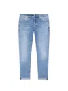 Dondup George Skinny Stretch Jeans In Azzurro Chiaro